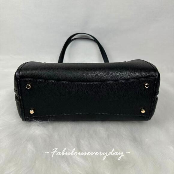 Coach Erin Shoulder Bag In Leather/Gold/Black CAQ86 NWT - Picture 9 of 11